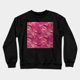 glitch design pink Crewneck Sweatshirt